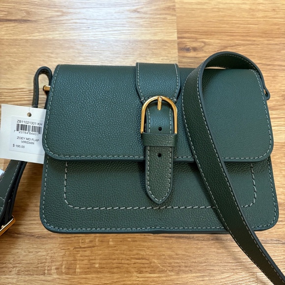 Fossil Zoey Medium Buckled Leather Crossbody Bag - Picture 2 of 12